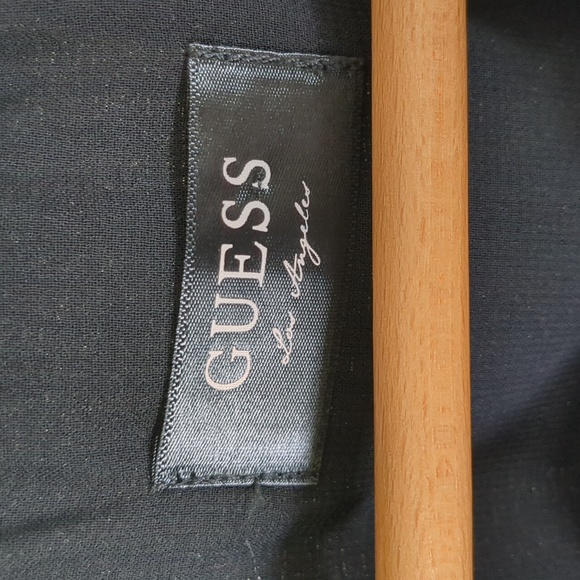 Guess Women's Little Black Dress W/ Gold Button Detail Size Small - Picture 2 of 12